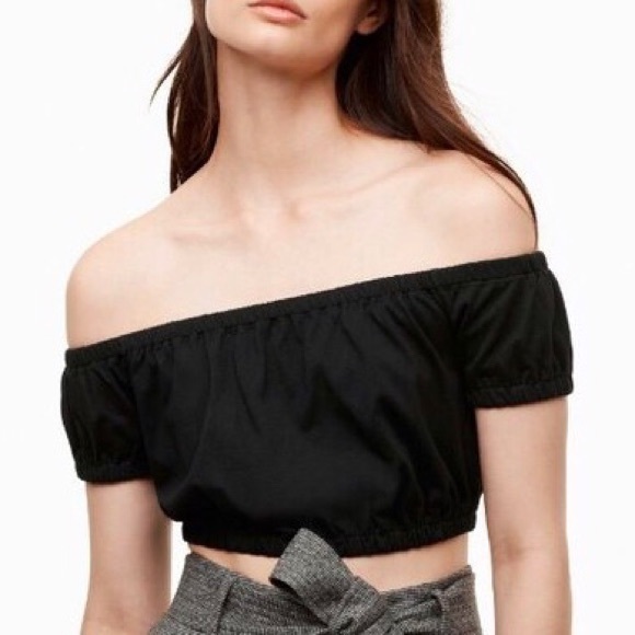 Off shoulder black top - Picture 3 of 3